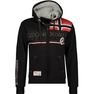 GEOGRAPHICAL NORWAY - Flipper - Hoodie - Zwart - Katoen