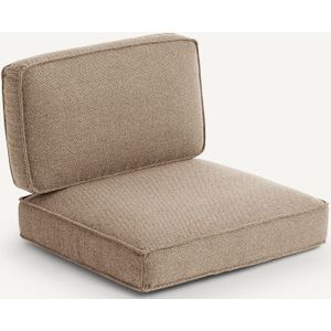 AM.PM. - Kussens - Geweven Mêleebeige Polyester - Voor Fauteuil Dilma