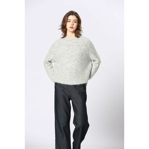 SEE U SOON - Trui - Grijs - Lange Mouwen - Ronde Hals