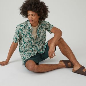 LA REDOUTE COLLECTIONS - Recht Hemd - Bloemenprint - Katoen