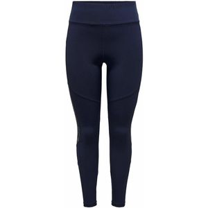 ONLY PLAY - Sportlegging Skype-2 - Marineblauw - Polyester - Hoge Taille