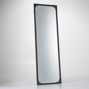Rechthoekige spiegel in metaal. industriële stijl H140 cm, Lenaig LA REDOUTE INTERIEURS. Metaal materiaal. Maten één maat. Oranje kleur