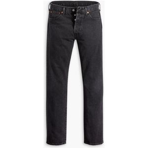 Rechte jeans 501® LEVI'S. Katoen materiaal. Maten Maat 34 (US) - Lengte 32. Zwart kleur