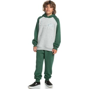 Hoodie in molton QUIKSILVER. Geruwd molton materiaal. Maten 16 jaar - 174 cm. Grijs kleur