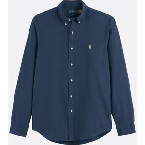 Polo Ralph Lauren - Effen Oxford Slim Hemd - Blauw - Katoen