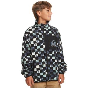 Bedrukt fleecevest met rits QUIKSILVER. Katoen materiaal. Maten 14 jaar - 162 cm. Multicolor kleur