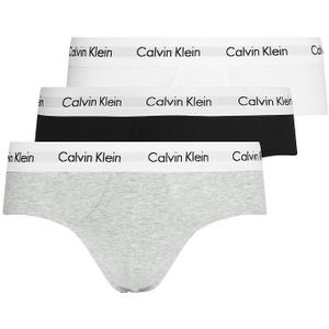 Set van 3 slips CALVIN KLEIN UNDERWEAR. Katoen materiaal. Maten M. Grijs kleur