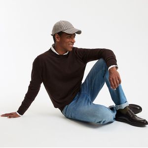 La Redoute Collections - Signature Bastien - Trui - Kastanje - Merinoswol