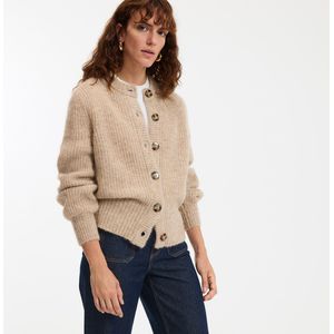 La Redoute Collections - Signature AMBROISE - Gebreid Vest - Mêleebeige - Alpaca Materiaal