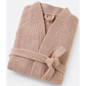 Haxel - Badjas - Poederroze - 100% Katoen - Kimono Model