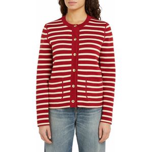 TOMMY HILFIGER - Omkeerbaar Vest - Wit/Rood - Katoen