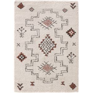 Vloerkleed in berber stijl Nala LA REDOUTE INTERIEURS. Polypropyleen materiaal. Maten 200 x 290 cm. Multicolor kleur