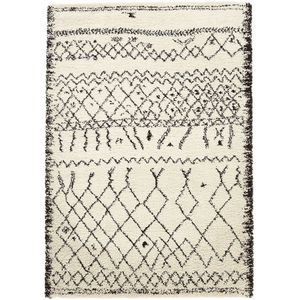 Vloerkleed in Berber stijl, Afaw LA REDOUTE INTERIEURS. Polypropyleen materiaal. Maten 120 x 170 cm. Kastanje kleur