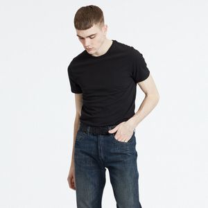 Set van 2 slim T-shirts met ronde hals LEVI'S. Katoen materiaal. Maten M. Zwart kleur