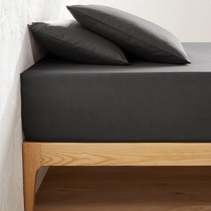 Scenario - Effen Hoeslaken - Koolstof Kleur - 50% Katoen 50% Polyester