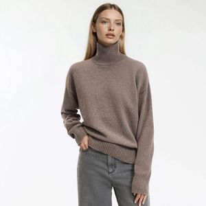 LA REDOUTE COLLECTIONS - Trui - Kastanje - Wol en Kasjmier - Made in France