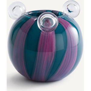 Celis AM.PM. - Vaas - Blauw - Handgeblazen Glas - Hoogte 18 cm