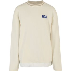 Sweater in molton met ronde hals FILA. Katoen materiaal. Maten 13/14 jaar - 153/156 cm. Beige kleur