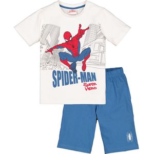 Pyjashort van Spiderman SPIDER-MAN. Katoen materiaal. Maten 8 jaar - 126 cm. Beige kleur