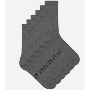 DIM - Set van 3 Paar Kousen - Grijs - Katoen