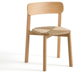 Stapelbare stoel, Batignolles design E. Gallina AM.PM. Hout materiaal. Maten één maat. Kastanje kleur