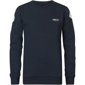 Sweater met ronde hals en lange mouwen PETROL INDUSTRIES. Katoen materiaal. Maten 8 jaar - 126 cm. Blauw kleur