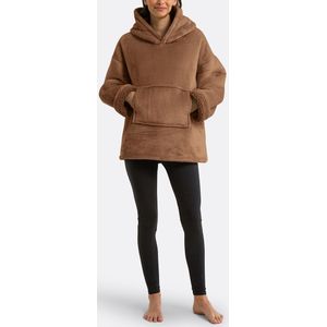 SO'HOME - Plaid Fleece Sweater - Tabak - Unisex - Ultra Zacht en Warm