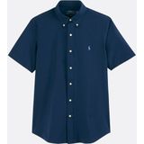 POLO RALPH LAUREN - Aansluitend Hemd - Marineblauw - Katoen