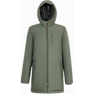 Parka met kap KAPORAL. Polyester materiaal. Maten XL. Groen kleur