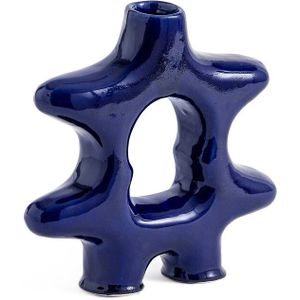 Decoratief object in terracotta H28 cm, Makero LA REDOUTE INTERIEURS. Terracotta materiaal. Maten één maat. Blauw kleur