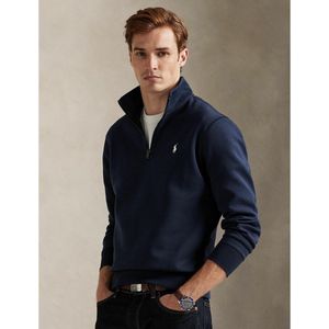 Polo Ralph Lauren - Sweater - Marineblauw - Halve Rits - Double Knit Tech