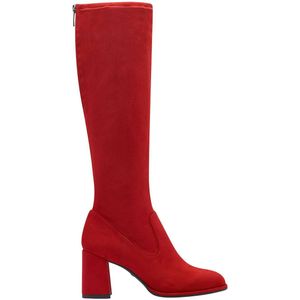 Laarzen met hak, fluweel TAMARIS. Synthetisch materiaal. Maten 39. Rood kleur