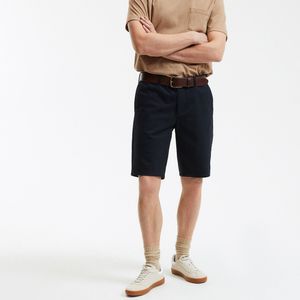 JONAS LA REDOUTE COLLECTIONS - Chino Bermuda - Marineblauw - Katoen