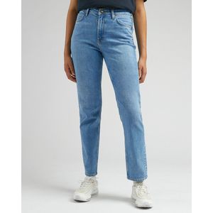 Rechte jeans Carol, hoge taille LEE. Denim materiaal. Maten Maat 30 (US) - Lengte 31. Blauw kleur