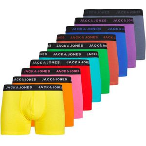 Set van10 boxershorts JACK & JONES. Katoen materiaal. Maten XL. Multicolor kleur