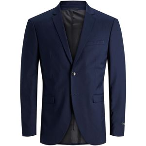 Kostuumjasje Super slim Jprfranco JACK & JONES. Polyester materiaal. Maten 56 FR - 56 EU. Blauw kleur