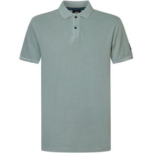 Polo met korte mouwen PETROL INDUSTRIES. Katoen materiaal. Maten 3XL. Groen kleur