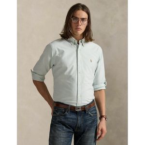 POLO RALPH LAUREN - Recht Hemd - Lichtgroen - Katoen - Lange Mouwen