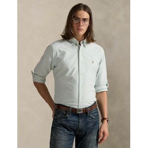 POLO RALPH LAUREN - Recht Hemd - Lichtgroen - Katoen - Lange Mouwen