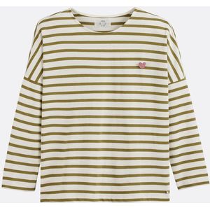 DES PETITS HAUTS - FILLY - T-shirt - Ecru - Katoen - Lange Mouwen