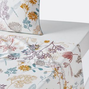 LA REDOUTE INTERIEURS - Plat Laken - Bloemenprint - Perkalkatoen