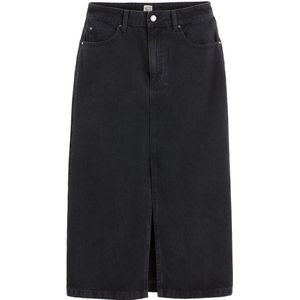 LA REDOUTE COLLECTIONS - Lange Rechte Rok - Zwart - Katoen