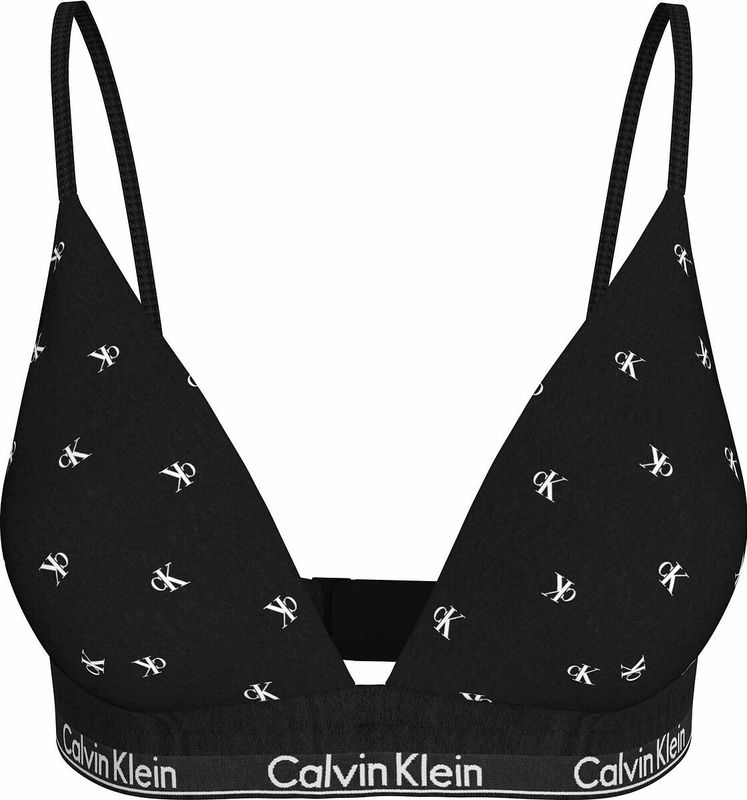 CALVIN KLEIN UNDERWEAR - Triangel-BH - Zwart - Bio Katoen