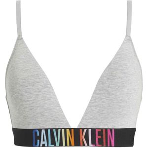 CALVIN KLEIN UNDERWEAR - Triangel-BH Intense Power Pride - Grijs - Katoen
