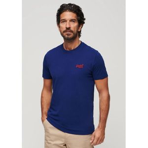T-shirt met ronde hals Vintage Logo SUPERDRY. Katoen materiaal. Maten L. Blauw kleur