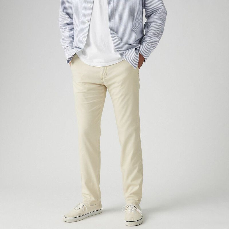 LEVI'S - XX Chino - Broek - Lichtbeige - Katoen en Linnen