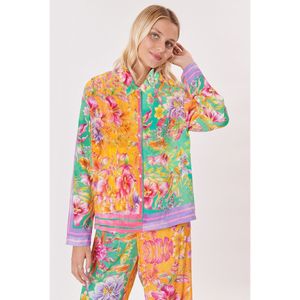 Hemd Rebelle gebloemd DERHY. Viscose materiaal. Maten XL. Multicolor kleur