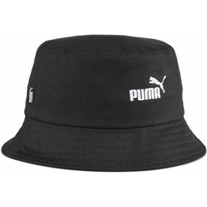 Bucket hat Essentiel No 1 Logo PUMA. Katoen materiaal. Maten S/M. Zwart kleur