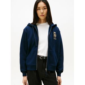TOMMY HILFIGER - Zip-up Hoodie - Marine - Katoen