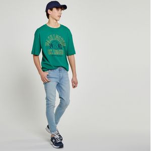 Slim jeans LA REDOUTE COLLECTIONS. Denim materiaal. Maten 12 jaar - 150 cm. Blauw kleur